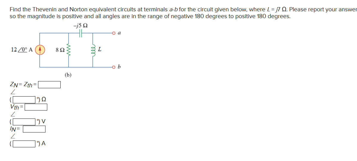 Solved Find The Thevenin And Norton Equivalent Circuits At | Chegg.com