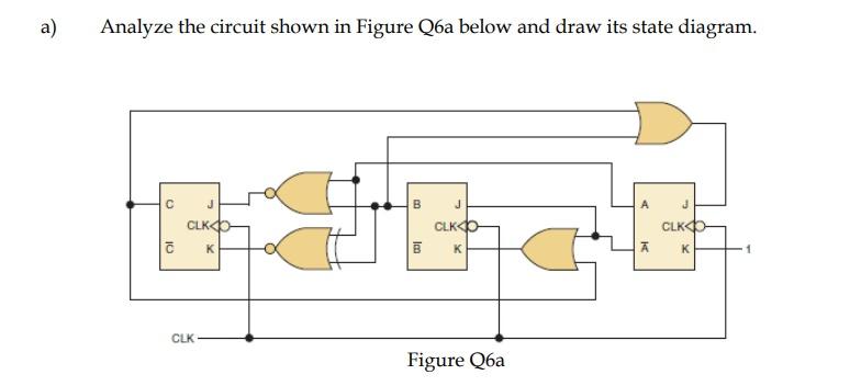 Solved Analyze the circuit shown in Figure Q6a below and | Chegg.com