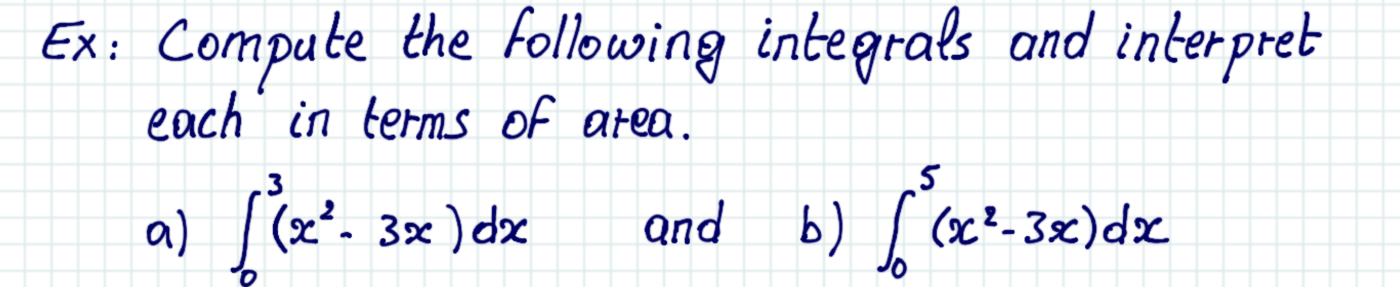 Solved Ex: Compute the following integrals and interpret | Chegg.com