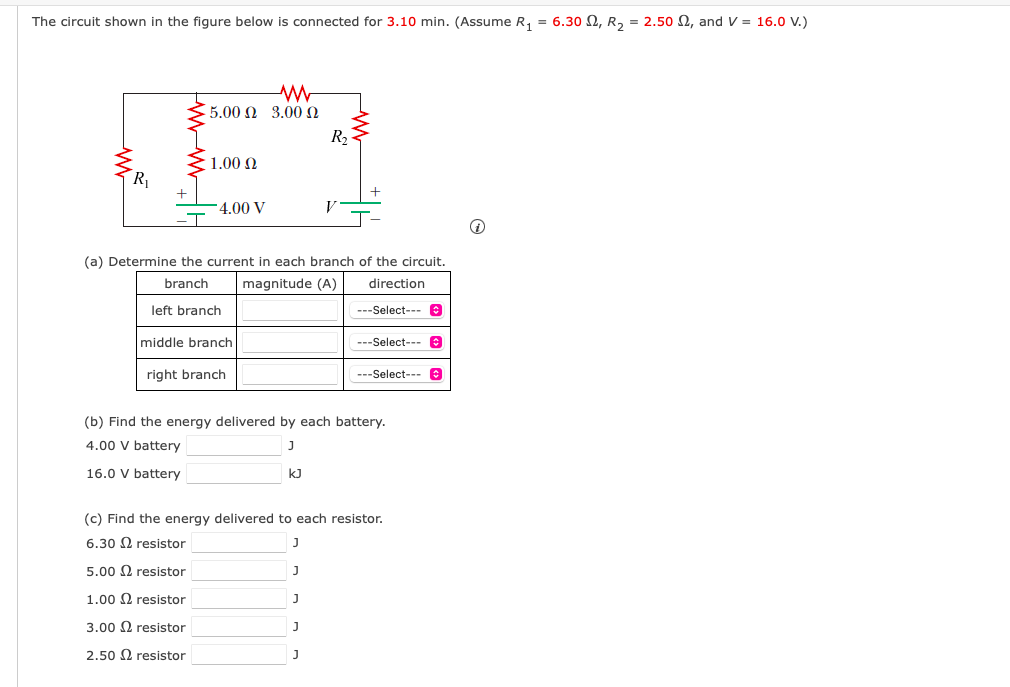 Solved The circuit shown in the figure below is connected | Chegg.com