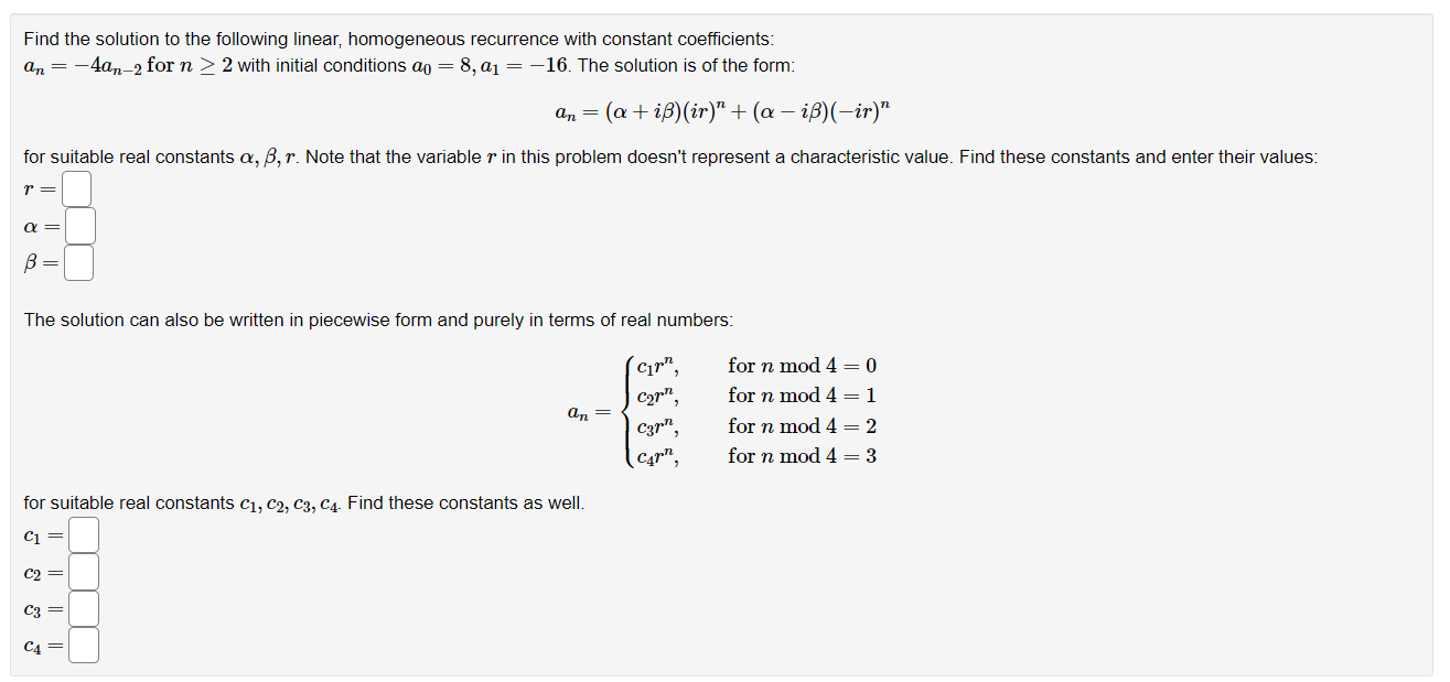 Solved I Need Answer Quickly Please. Find The Solution To | Chegg.com