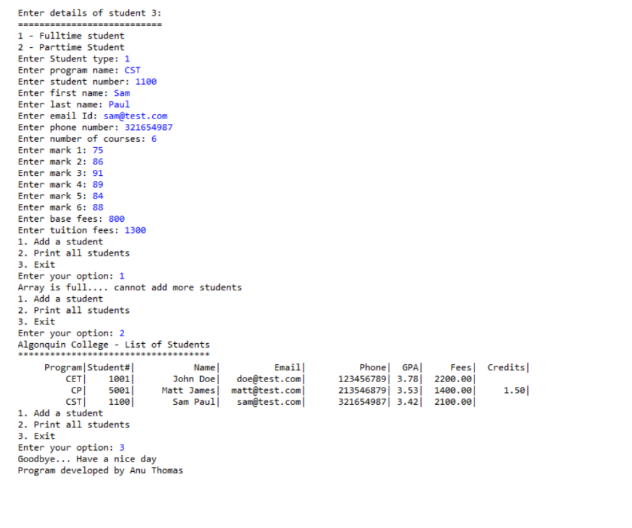 Solved In this lab, we create a few classes to create a | Chegg.com