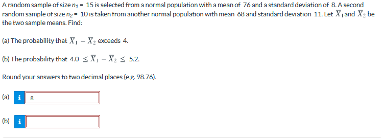 Solved A random sample of size n = 15 is selected from a | Chegg.com