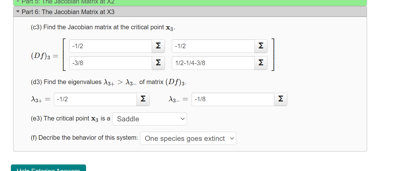 Solved I have everything right except for the lamba plus and | Chegg.com