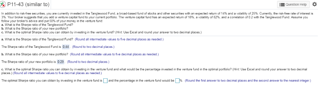 Solved Need help solving for part c). Not sure what Excel | Chegg.com