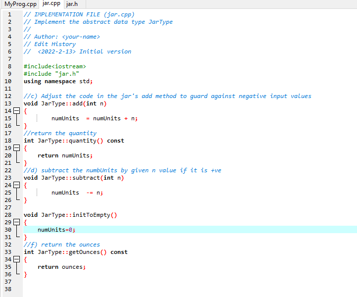 Solved a) Change the function getInput (both the prototype | Chegg.com