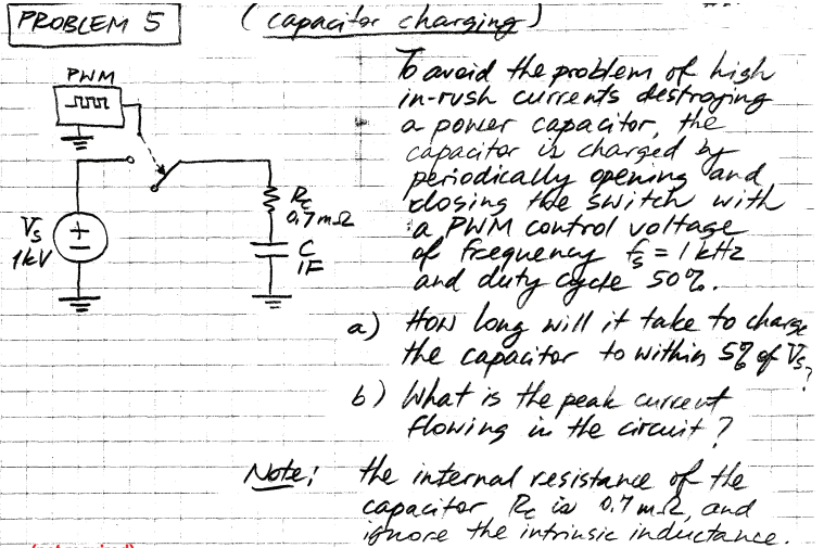 solved-problem-5-capacitor-charsing-tovad-the-problem-of-chegg