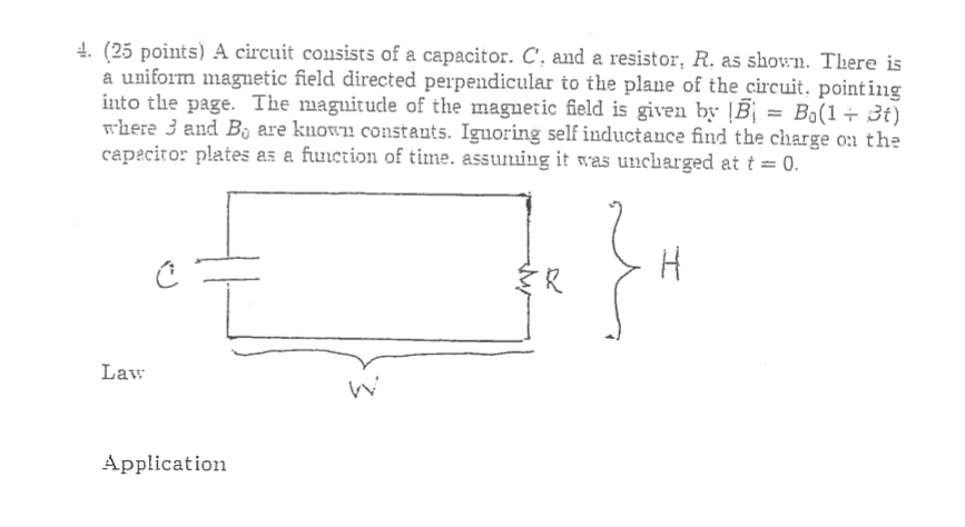 Solved 1 25 Points A Circuit Consists Of A Capacitor Chegg Com