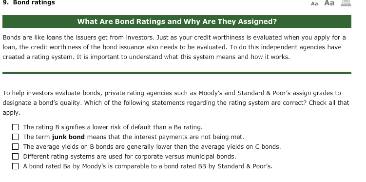 How Are Bonds Rated?