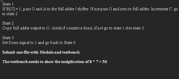 Solved Problem 1) Create a 8 bit unsigned pipelined | Chegg.com