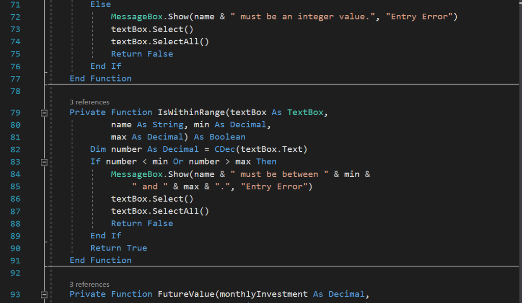 Solved using visual basic and visual studio please | Chegg.com