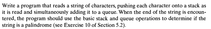 Solved Write a program that reads a string of characters, | Chegg.com