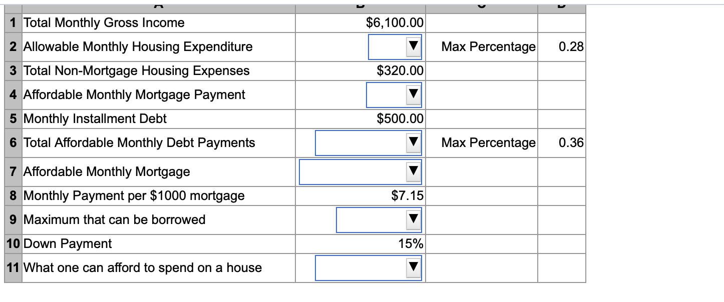 Develop a spreadsheet model to determine how much a | Chegg.com