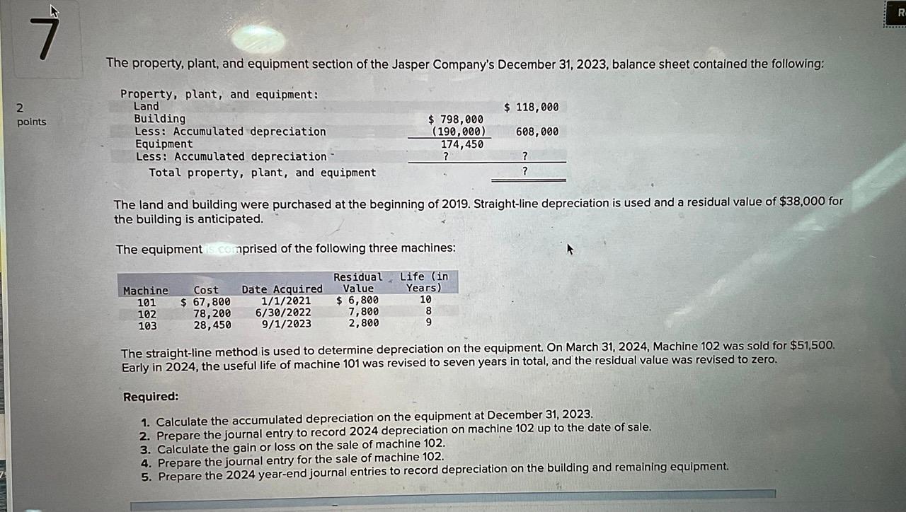 Solved I Need Help With The 2024 Year End JE For Chegg Com   PhpbkSbld