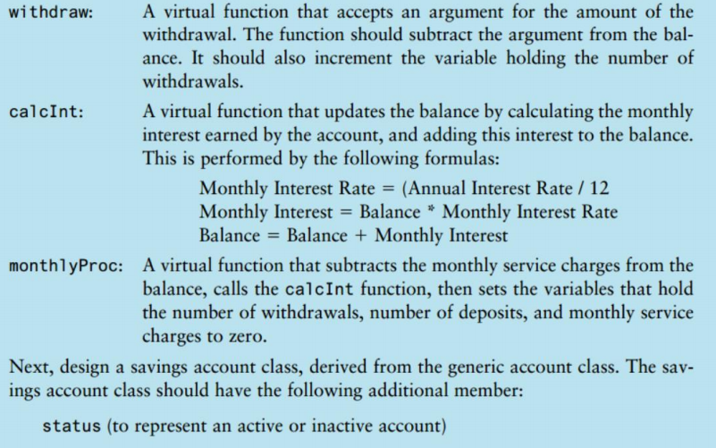Solved C++ Program: With the following two classes already | Chegg.com