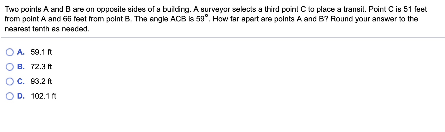 Solved Two Points A And B Are On Opposite Sides Of A | Chegg.com