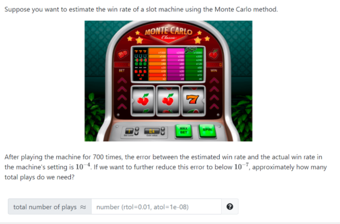 slot machine win rate