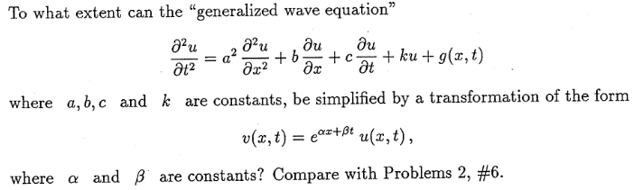 Solved = To what extent can the "generalized wave equation" | Chegg.com