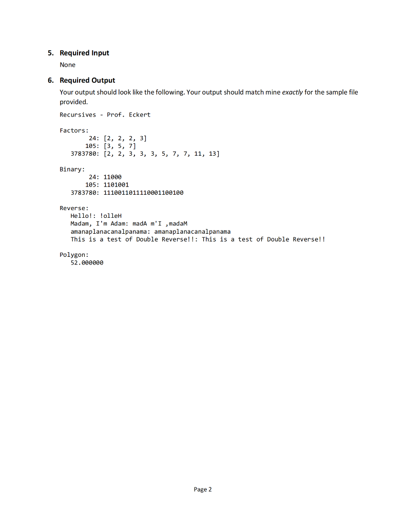 Recursives 1. Overview To practice writing recursive | Chegg.com