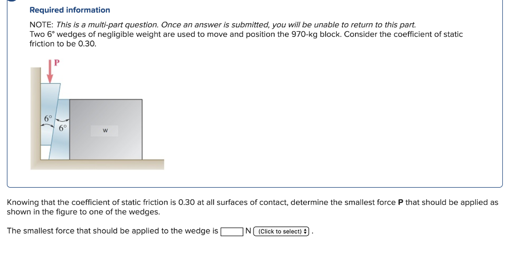 Solved Determine whether the block shown in the figure is in | Chegg.com
