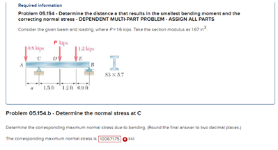 Solved Required Information Problem 05.154 - Determine The | Chegg.com