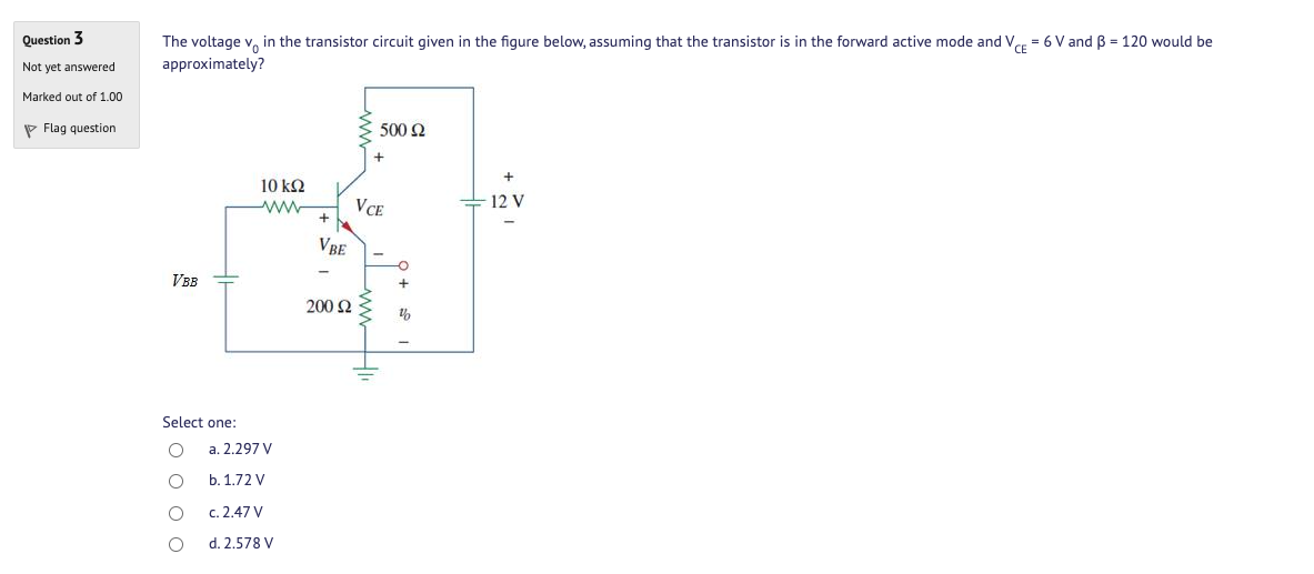 Solved For The Circuit Shown In The Figure Below, If The Op | Chegg.com