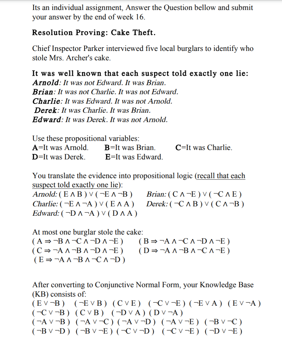 Solved Its an individual assignment, Answer the question | Chegg.com
