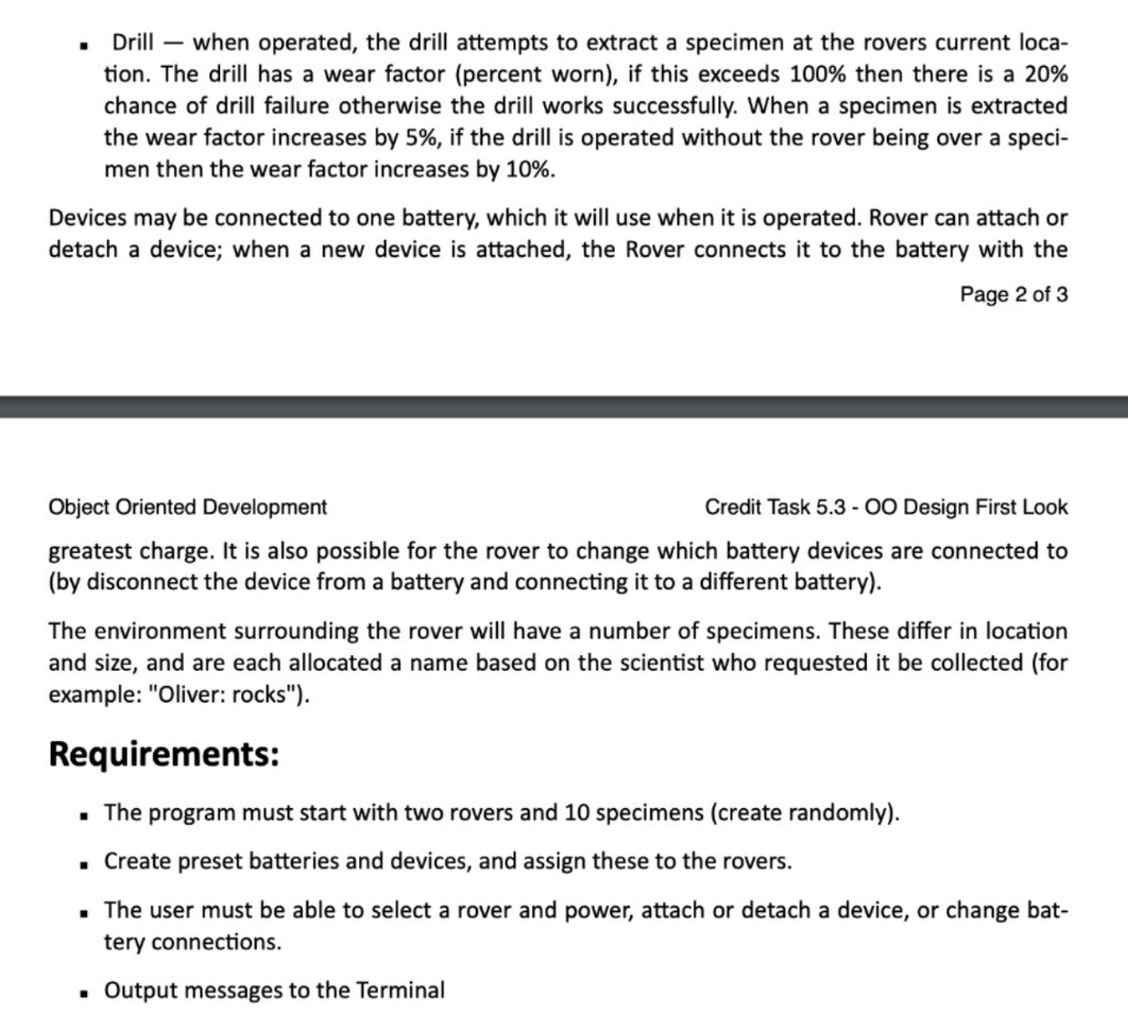 Task Description Using the task described below, | Chegg.com