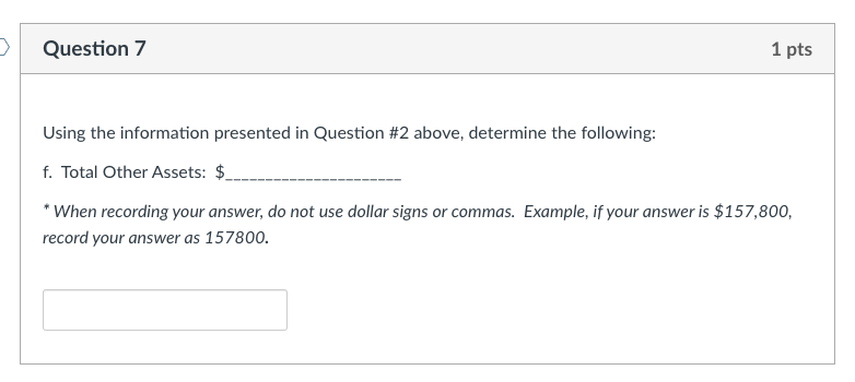 Solved USE THE FOLLOWING INFORMATION TO ANSWER THE NEXT (6) | Chegg.com