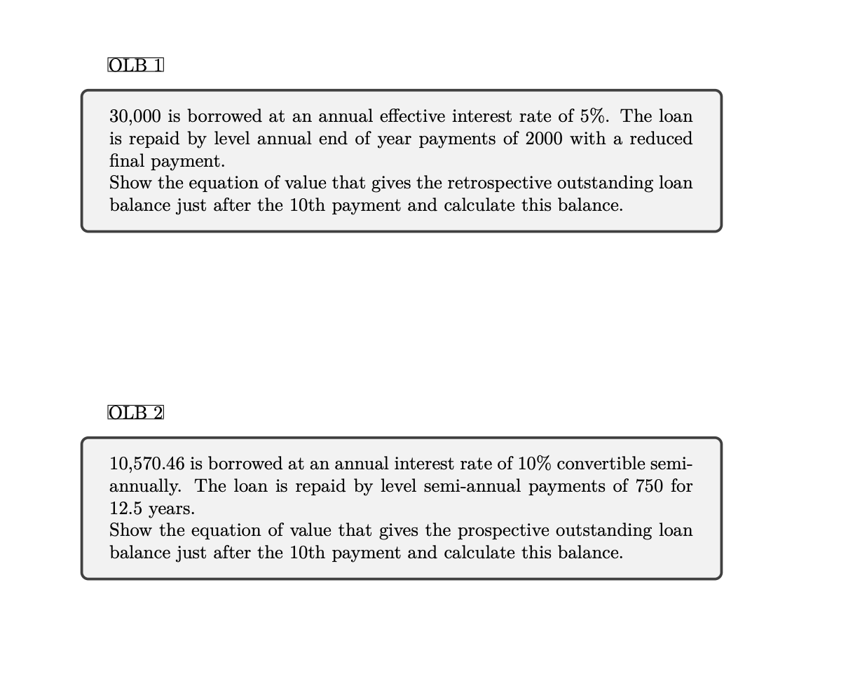 Solved 30 000 Is Borrowed At An Annual Effective Interest Chegg