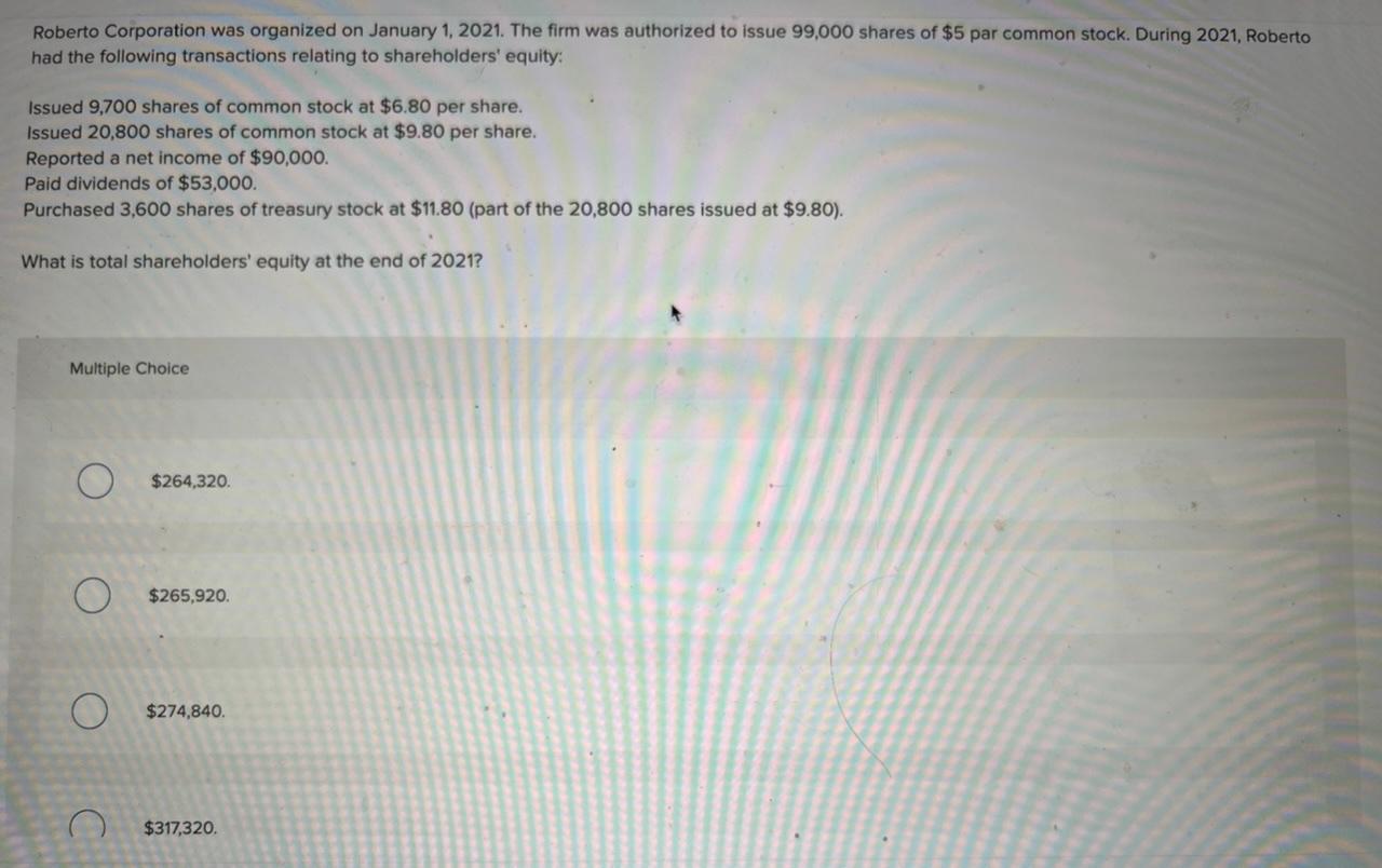 solved-roberto-corporation-was-organized-on-january-1-2021-chegg
