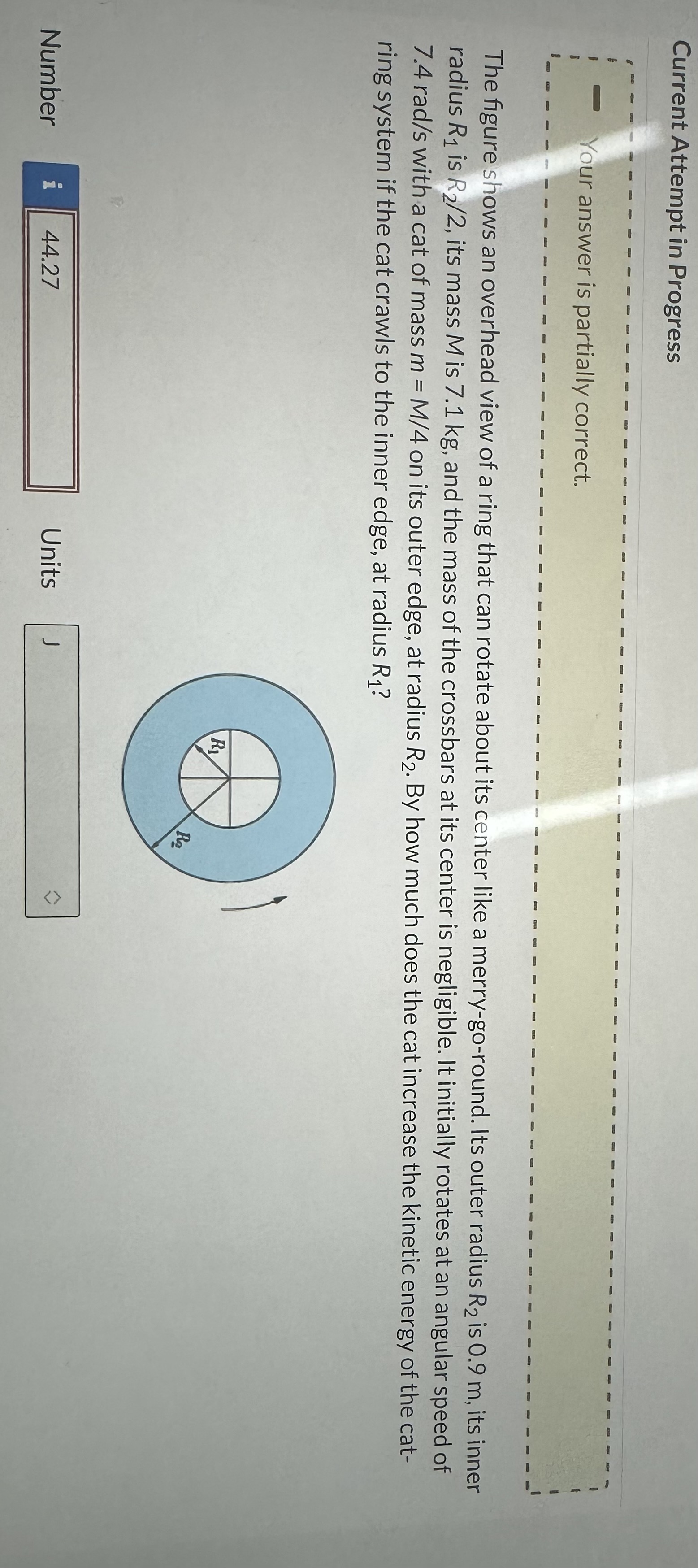 Solved The figure shows an overhead view of a ring that can | Chegg.com