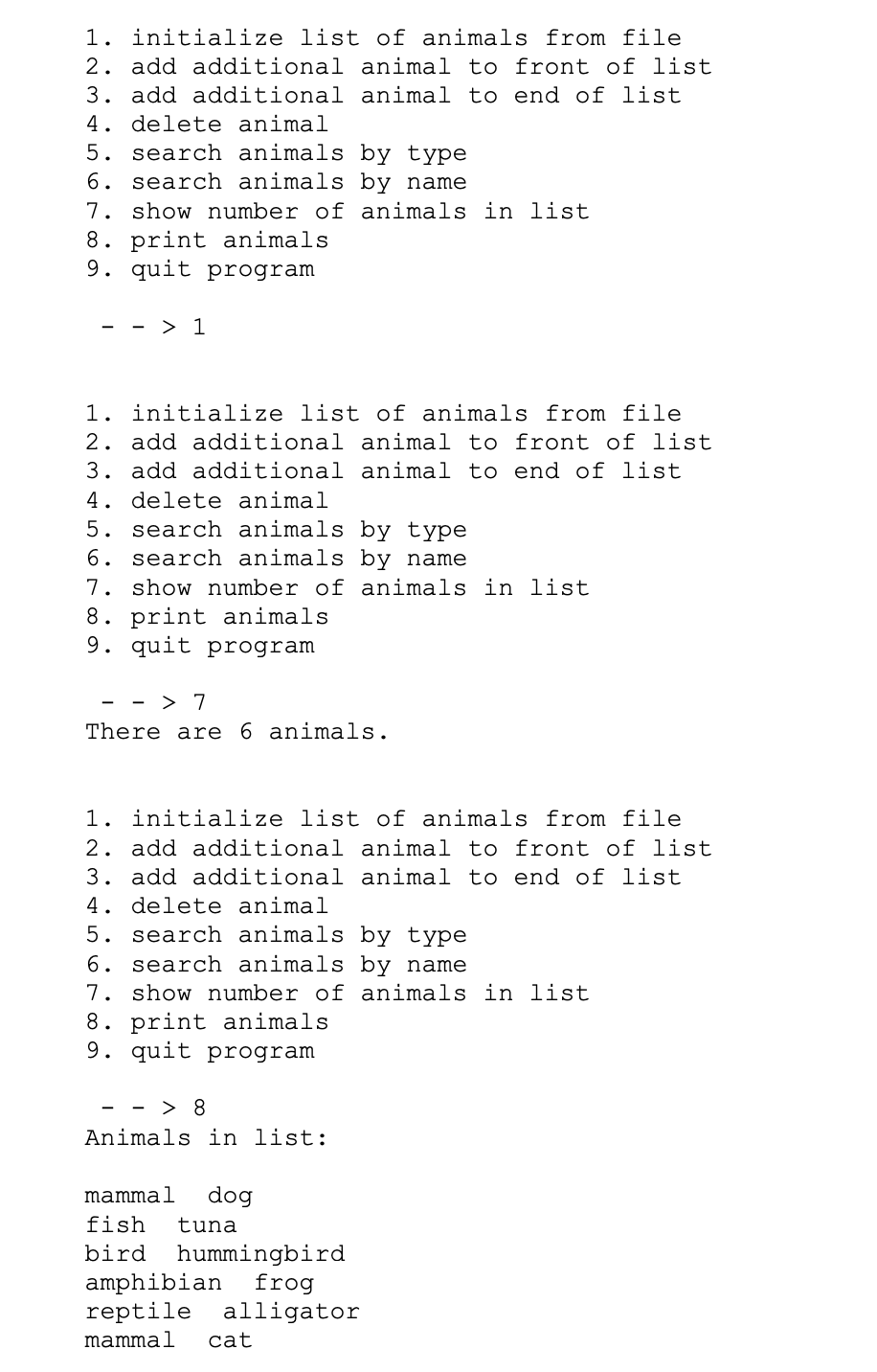 c++ functions sample output int printMenu( ); // | Chegg.com