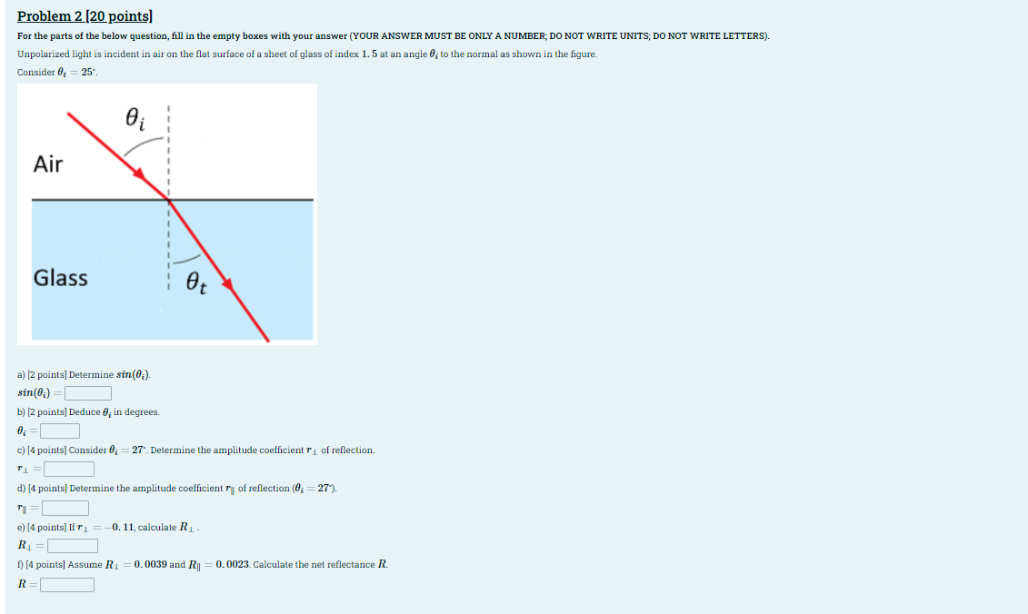Solved Problem 2 (20 points) For the parts of the below | Chegg.com