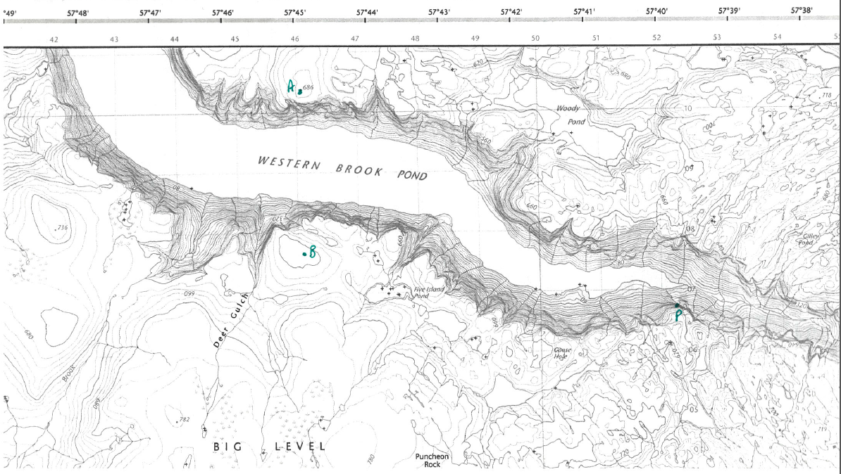 Solved If a map has a contour interval of 20 m, and a map | Chegg.com