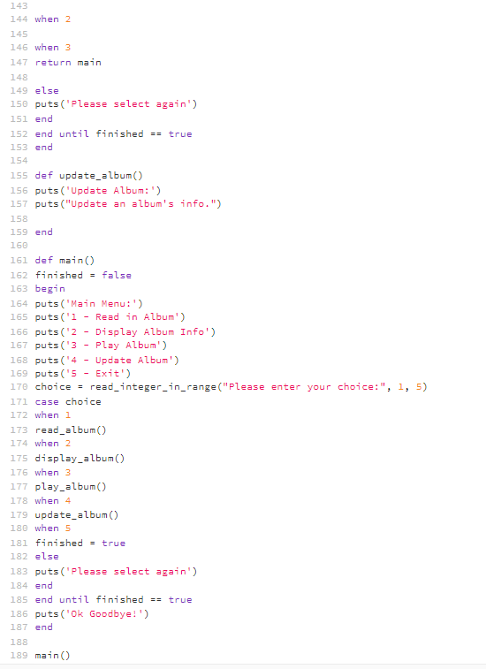 Solved This question requires the knowledge of ruby | Chegg.com