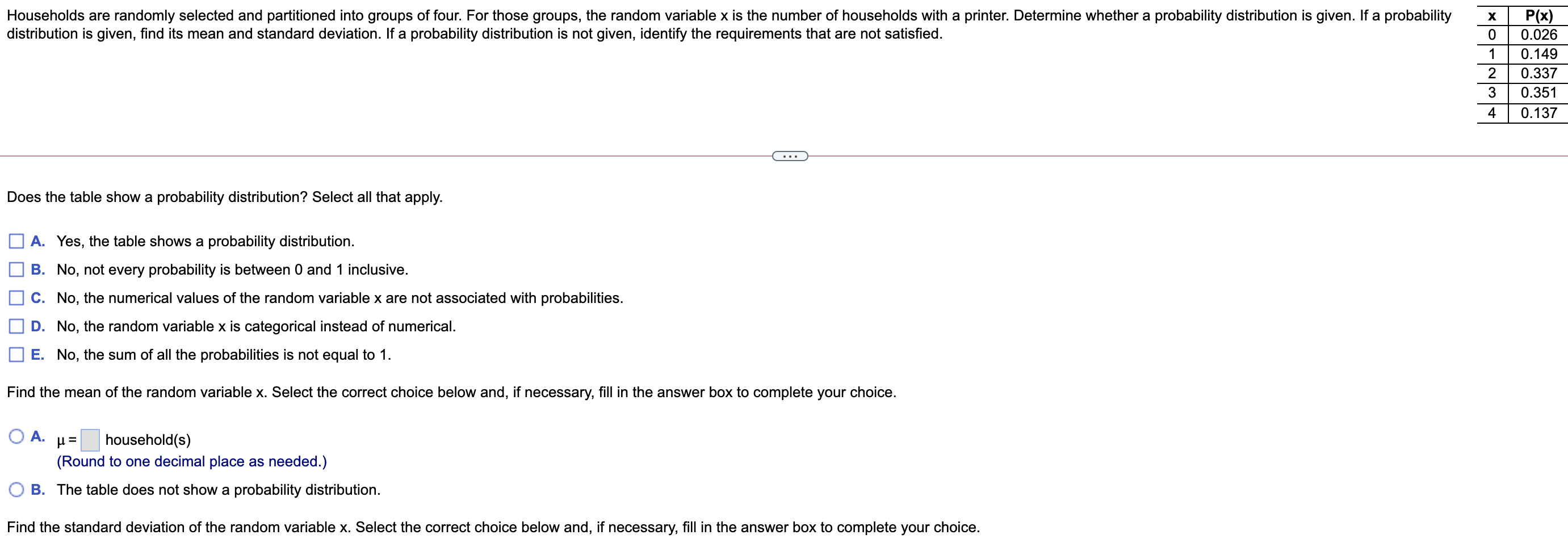 Solved х Households Are Randomly Selected And Partitioned 