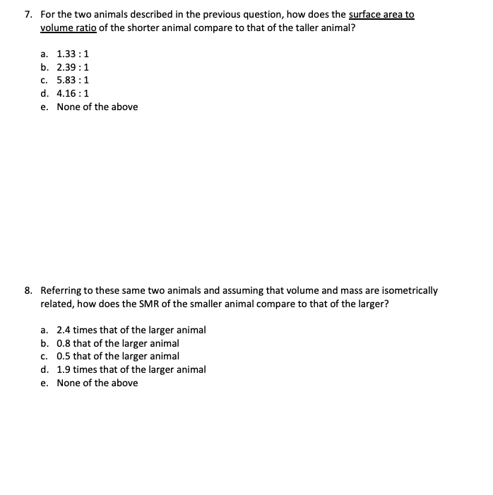 Solved Number 6 is the previous question and my answer for | Chegg.com