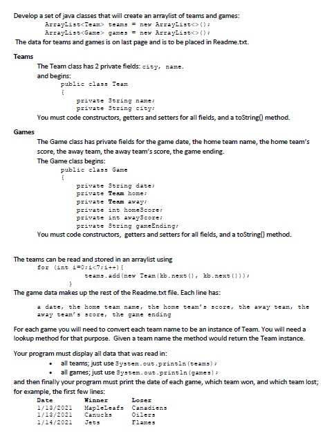 Solved The code should be in java. Especially Do not use 