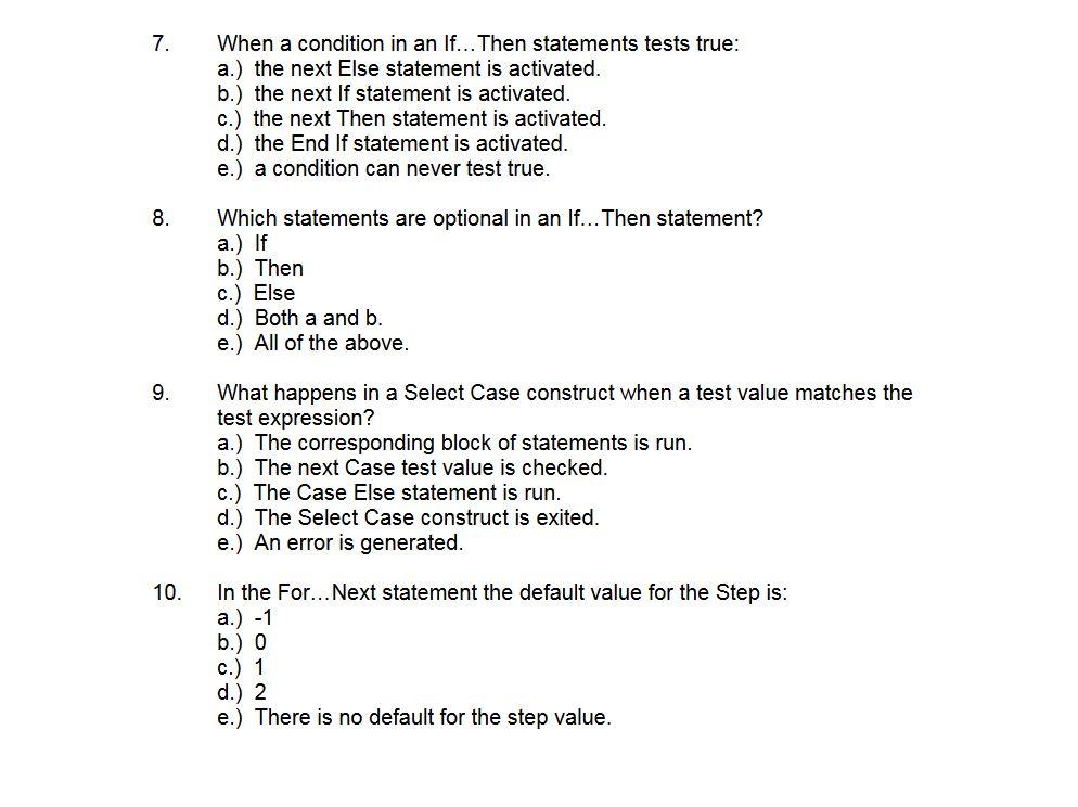 solved-7-when-a-condition-in-an-if-then-statements-tests-chegg