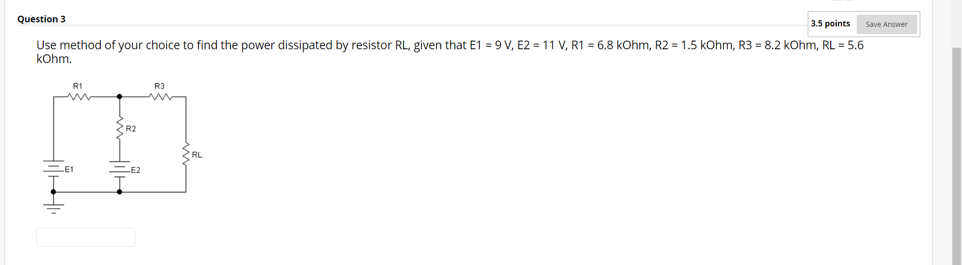 Solved Question 3 3.5 points Save Answer Use method of your | Chegg.com