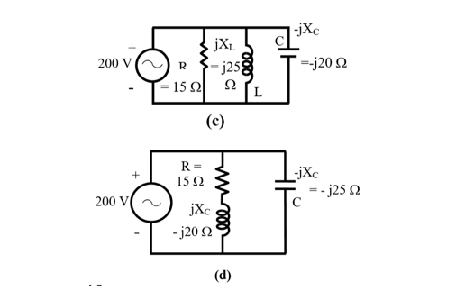 Solved Problem 1. For The Following Parallel Circuits Drawn | Chegg.com