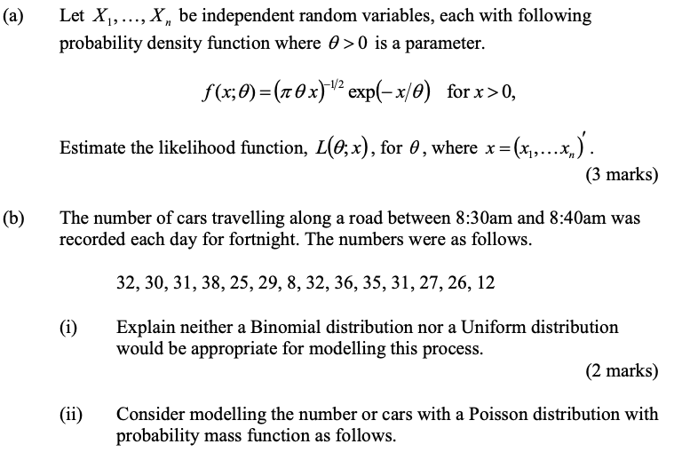 Solved (a) Let X be a discrete random variable with | Chegg.com