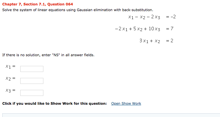 Solved Chapter 7 Section 7 1 Question 064 Solve The System Chegg Solved Chapter 7 Section 7 1 Question 064 Solve The System Chegg