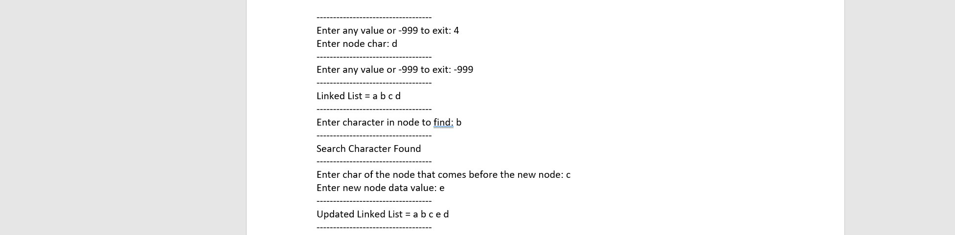 Solved Q2. Create a linked list using the following | Chegg.com