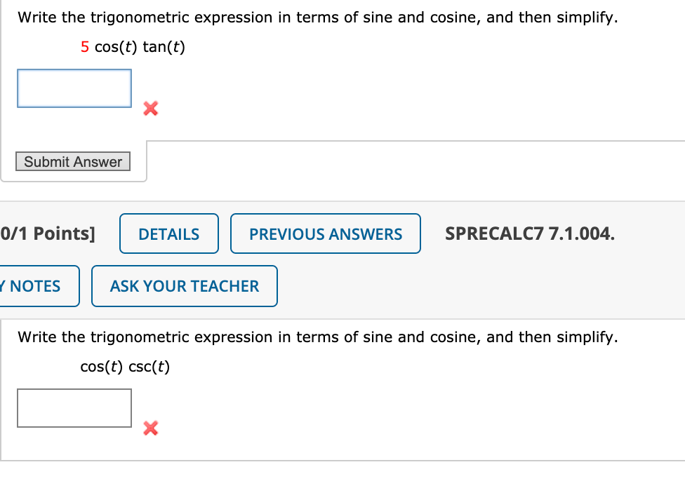 Solved Write the trigonometric expression in terms of sine | Chegg.com