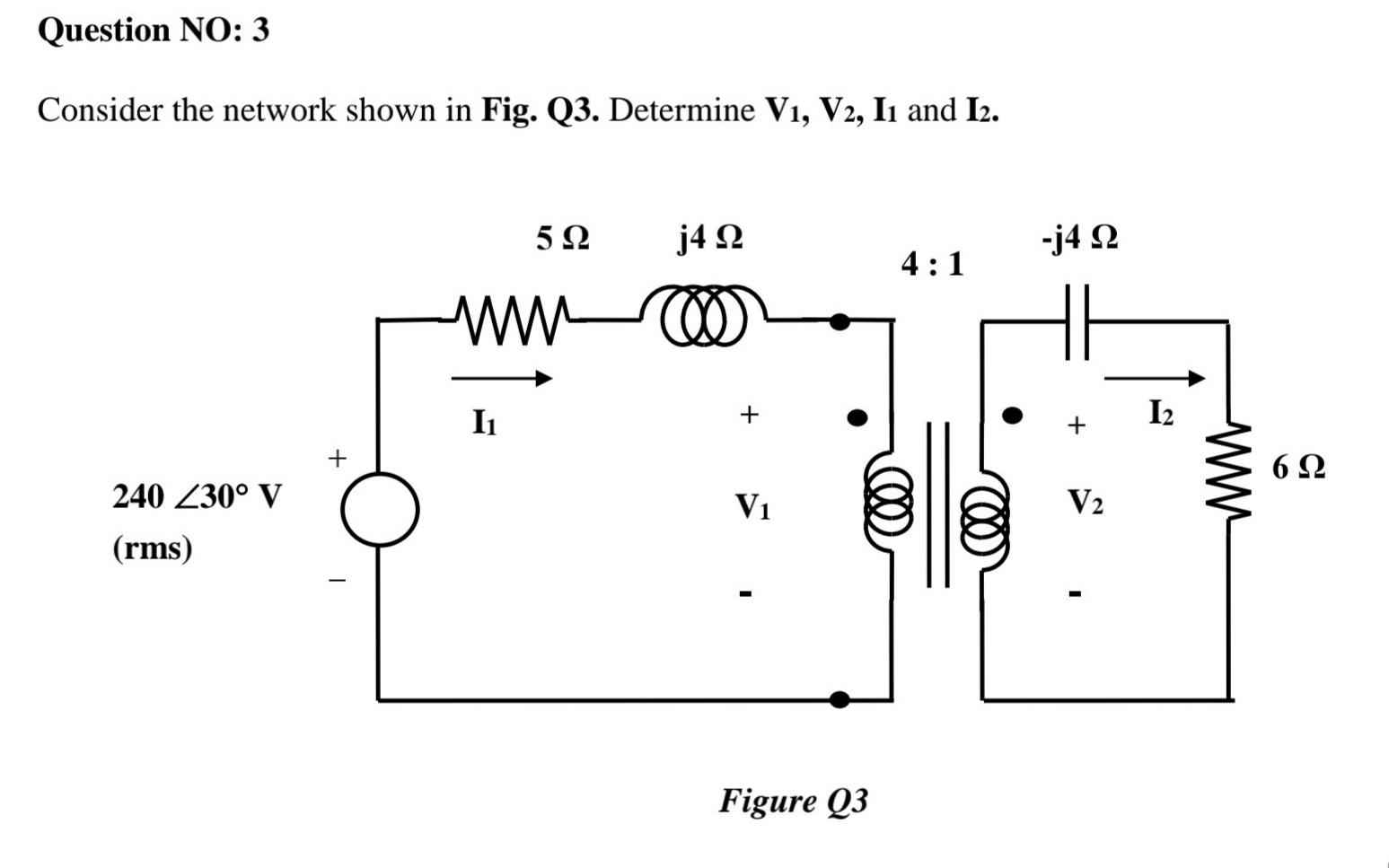 Solved Q3 [25 marks] Consider the network shown in Fig. Q3.