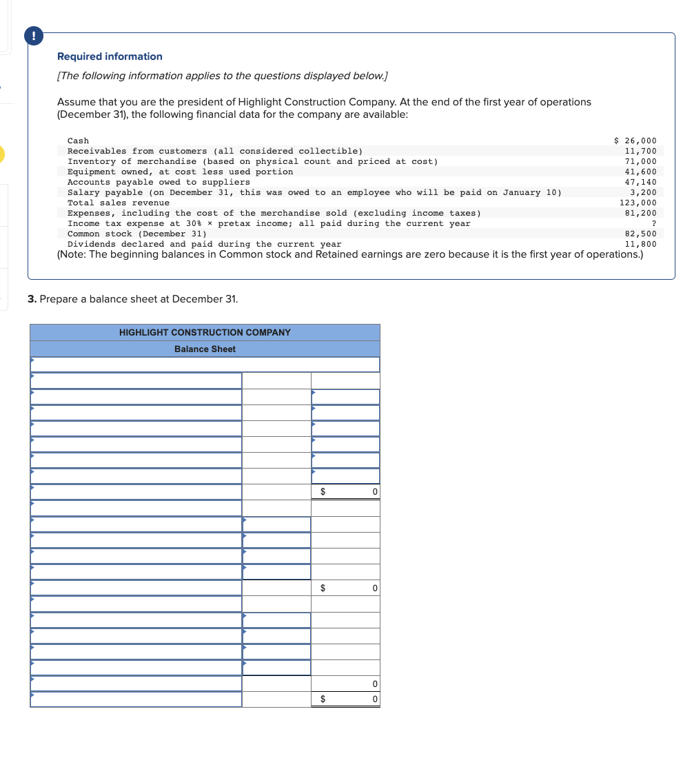 solved-3-prepare-a-balance-sheet-at-december-31-chegg