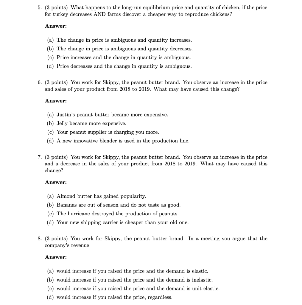 Solved I really need help on these questions. I need to | Chegg.com