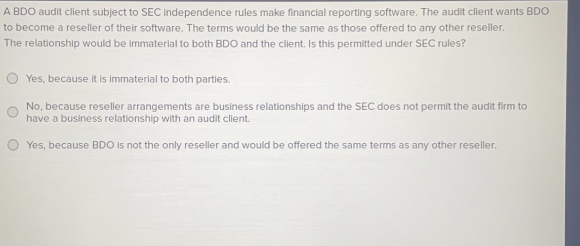 audit client sec independence rules